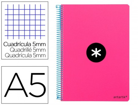 CADERNO ESPIRAL LIDERPAPEL QUARTO ANTARTIK CAPA EXTRADURA 80