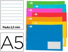 CADERNO ESCOLAR LIDERPAPEL 32 FOLHAS DIN A5 AO BAIXO PAUTA 2