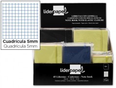 EXPOSITOR DE 45 LIVROS DE APONTAMENTOS QUADRICULADO-SORT