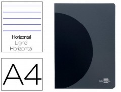 8un CADERNO AGRAFADO LIDERPAPEL 360 CAPA DE PLASTICO A4 48 F