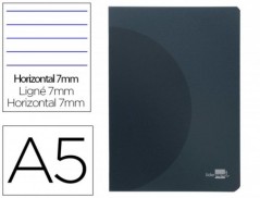 8un CADERNO AGRAFADO LIDERPAPEL 360 CAPA DE PLASTICO A5 48 F