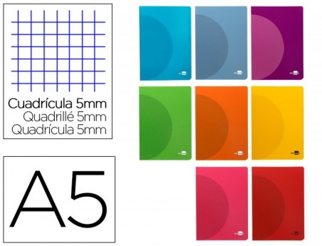 8un CADERNO AGRAFADO LIDERPAPEL 360 CAPA DE PLASTICO A5 48 F