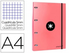 PASTA LIDERPAPEL COM RECARGA ANTARTIK DIN A4 QUADRICULA 5MM