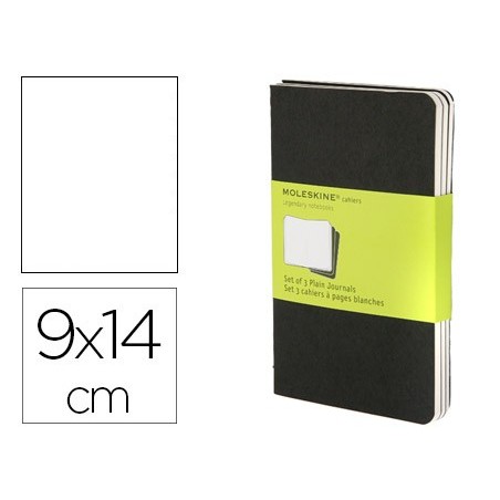 LIVRO DE APONTAMENTOS MOLESKINE 9X14 CM LISO 64 FOLHAS COM 1