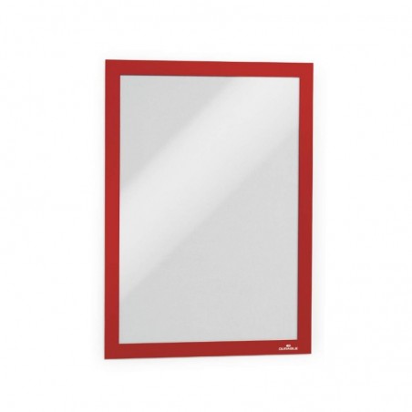 Moldura Adesiva Duraframe A4 Vermelho 4872-03 2un