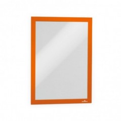 Moldura Adesiva Duraframe A4 Laranja 4872-09 2un
