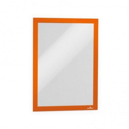 Moldura Adesiva Duraframe A4 Laranja 4872-09 2un