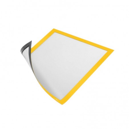 Moldura Magnética Duraframe A4 Amarelo 4869-04 5un