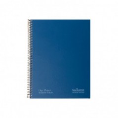 Caderno Espiral A4 Quadriculado Navigator Azul 80Fls