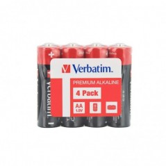2un Pilhas AA LR6 Alcalinas 1.5V 2900mAh Verbatim 49501 4un
