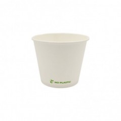 Copos Papel 089ml 3oz Plastic Free Branco 50un
