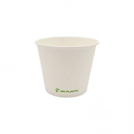 Copos Papel 089ml 3oz Plastic Free Branco 50un