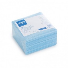 Pano Antibacteriano Descartável Azul Pack 50un