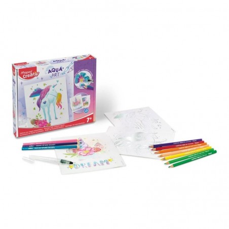 Caixa Pintura Aqua Art Unicórnios