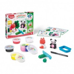 Conjunto Pasta Modelar Animais Fofos