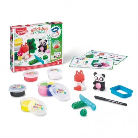 Conjunto Pasta Modelar Animais Fofos