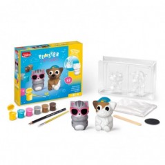 Kit Gesso Friends Cão e Gato