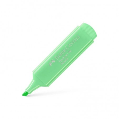 Marcador Fluorescente Verde Pastel Textliner 46 Faber 10un