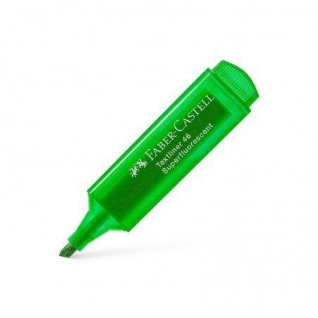 Marcador Fluorescente Verde Textliner 46 Faber 10un