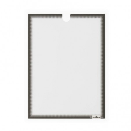 Moldura Adesiva Durable A4 Cinza 400657 5un