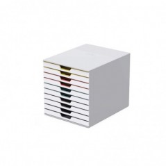 Móvel Secretária 10 Gavetas Durable Multicolor