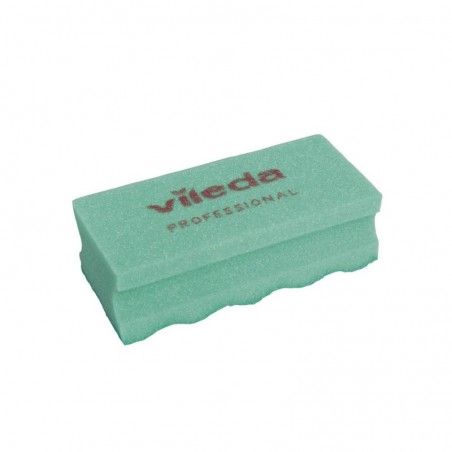 Esponja Salva Unhas 6x14cm Vileda Professional Verde 10un
