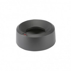 Tampa Funil Redonda Iris Preto para Balde 50L