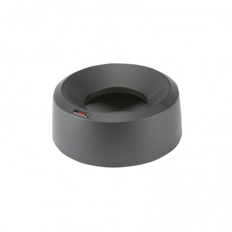 Tampa Funil Redonda Iris Preto para Balde 50L