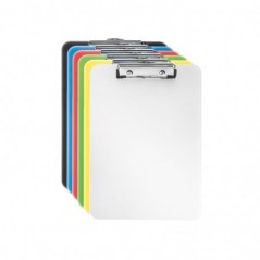 Prancheta A4 em PS com Pinça Vivida Cores Sortidas