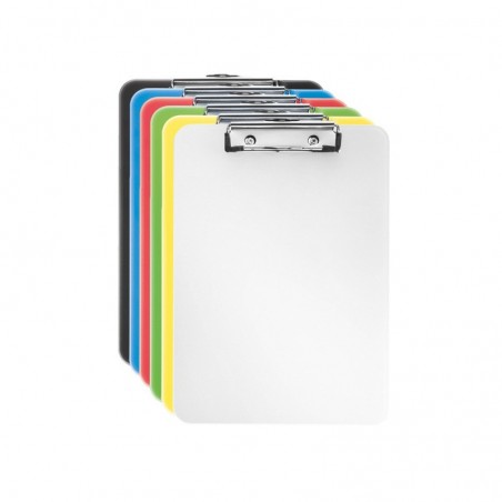 Prancheta A4 em PS com Pinça Vivida Cores Sortidas