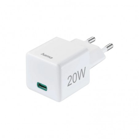 Carregador USB-C PD/QC 20W Rápido Mini-charger Branco