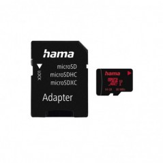 Cartão Memória micSDXC 64GB Hama + Adaptador