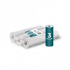 Rolos Papel Marquesa 50cmx50mts 2Fls  Amoos Pack 3un