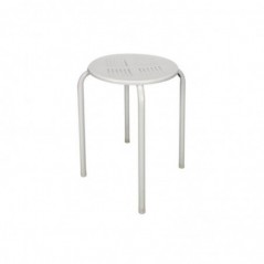 Banco Empilhável Branco 45x29cm