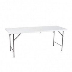 Mesa Dobrável Branco 180x70x74cm