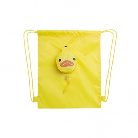 Saco Mochila Dobrável Kissa Amarelo