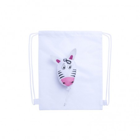 Saco Mochila Dobrável Kissa Branco