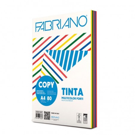 Papel Fotocopia 5 Cores Fortes A4 080gr 5x50250Fls
