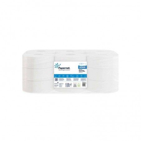 Papel Higiénico (Jumbo) 140mts 2Fls Papernet 422429 18un