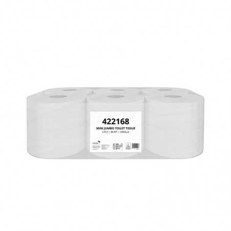 Papel Higiénico (Jumbo) 090mts 2Fls Papernet 422168- 12un