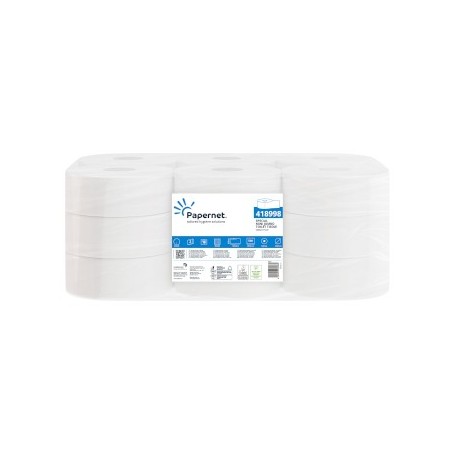 Papel Higiénico (Jumbo) 100mts 2Fls PAPERNET 18un