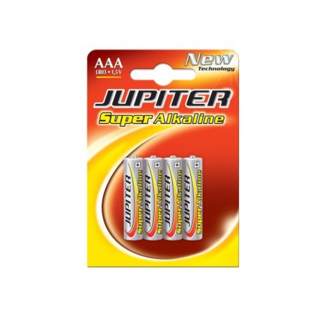 2un Pilhas AAA LR03 Alcalinas 1.5V 1100mAh Jupiter 4un