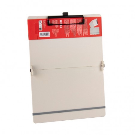 Prancheta A4 PP Dobrável c/Mola e Elástico Apli Branco