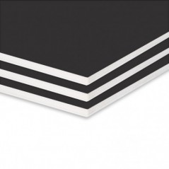 Placa K-Line Preto 5mm 50x70cm Pack 40un