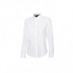 Camisa Oxford Mulher Tamanho S Branco