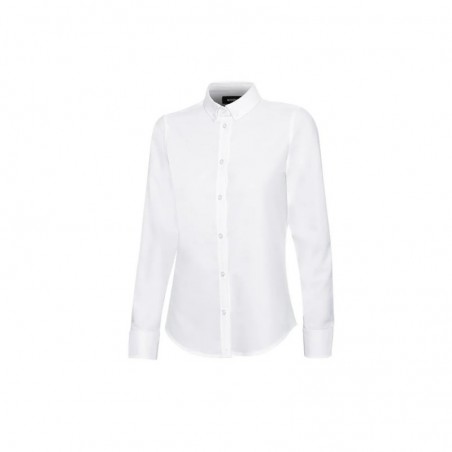 Camisa Oxford Mulher Tamanho S Branco