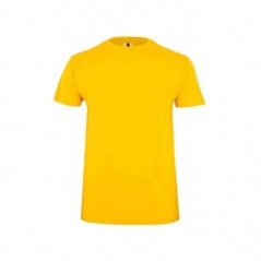 10un T-Shirt Adulto Algodão 155g Amarelo Tamanho L