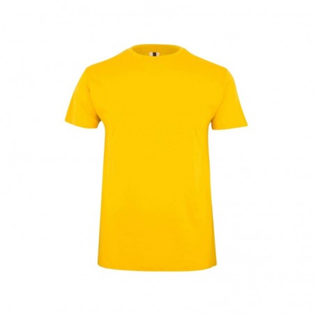 10un T-Shirt Adulto Algodão 155g Amarelo Tamanho L