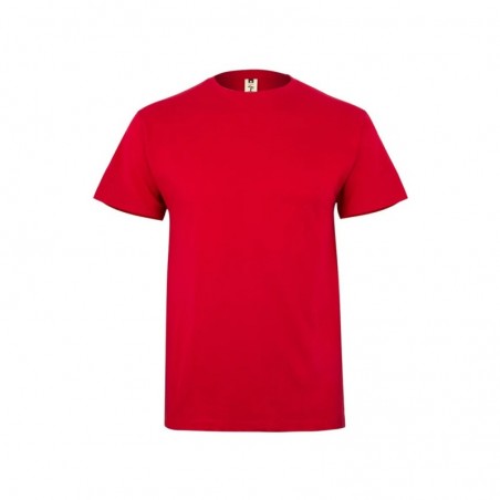 10un T-Shirt Adulto Algodão 155g Vermelho Tamanho S