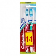 2un Escova de Dentes COLGATE Triple Action Média 1+1un